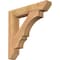 Ekena Millwork Balboa Slat Smooth Bracket, Western Red Cedar, 3 1/2"W x 22"D x 22"H BKT04X22X22BOA06SWR - alternate 1